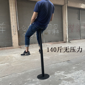 高档斯姬桌降吧台脚五金升脚单腿可伸缩橱柜支撑柱铁艺餐台脚奢华