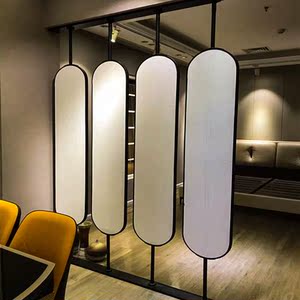 艺术漆展示架墙布翻转架椭圆木地板不锈钢钛金旋转页屏风瓷砖油漆