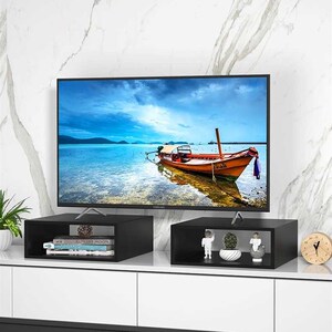 电视柜抬置物架增高台电视垫机顶盒落地架子电视机高底座加高高架