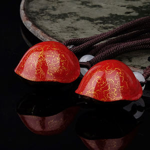 80饰品小屋屋淘宝扬州漆器手机小挂件 可爱迷你包包装饰挂饰红雕漆