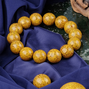 donguan冬官工艺品非遗中式大漆漆珠珠子配饰镶嵌螺钿原创 金盏子