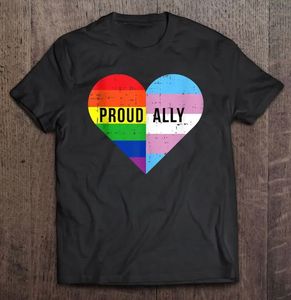 Loving Heart T Shirt Rainbow pride ally love is love clothes