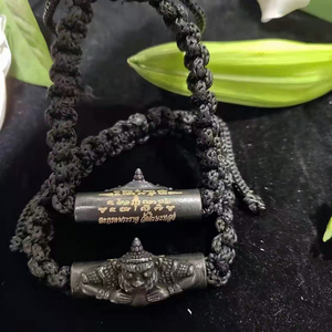 泰国e姐推荐 拉胡手绳手链民族风复古风情侣黑色手绳拉胡天神手链