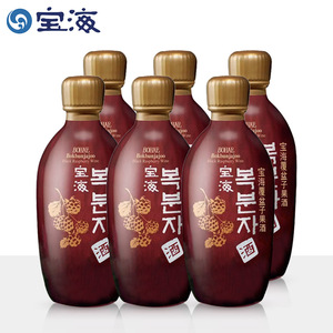 宝海覆盆子果酒 韩国原装进口配制酒低度酒韩国树莓酒375ml女生酒