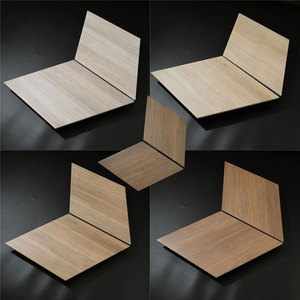 鱼骨木纹砖斜铺房间地砖北欧客厅仿  ab版实木瓷砖防滑厕所佛山砖