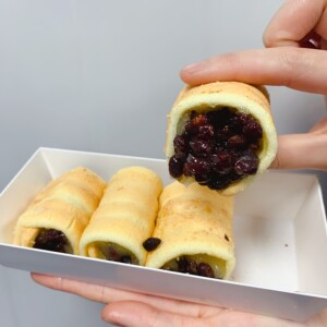 一只澜 奶香红豆卷 爆浆沙拉蛋糕网红零食早餐面包零食手工糕点心