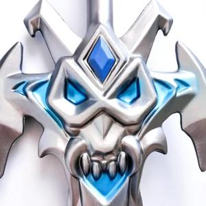 王者荣耀武器死亡骑士亚瑟剑盾牌大号cos玩具pu仿真游戏道具模型