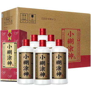 云峰酒业小糊涂仙酒品牌38度/52度小糊涂神500ml*6瓶250ml*12瓶浓