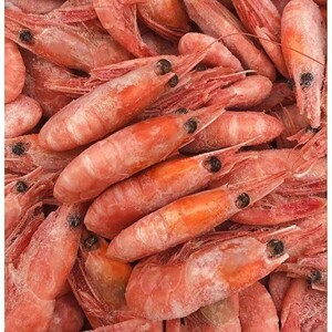 北极虾元宝虾甜虾熟虾北极熊腹籽头籽化冻即食