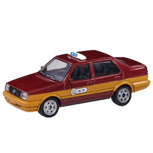 拓意xcartoys 合金汽车模型玩具车北京红黄大众捷达出租车37号