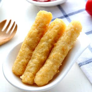 天妇罗冷冻鳕鱼条350g盒装煎炸小吃海鲜水产