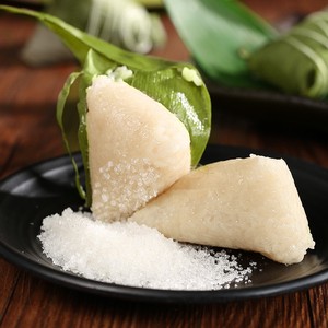 白粽白米粽子香糯清水粽贵州特产手工新鲜原味端午蛋黄火腿腊肉粽