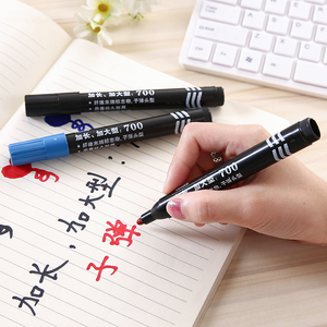k记号笔黑色马克勾线快干防油笔水性不掉色快递大头笔.粗笔粗头批