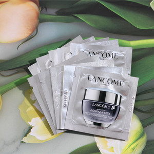 10片装兰蔻肌底精华眼霜1ml小样黑瓶眼膜霜改善黑眼圈细纹试用装