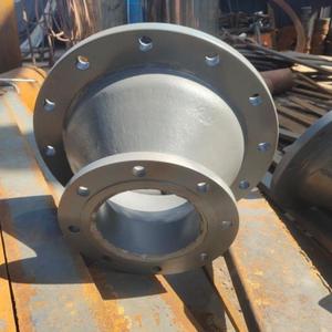 异径法兰短管dn100*80碳钢双盘同心大小头3寸变4寸铸铁变径接头