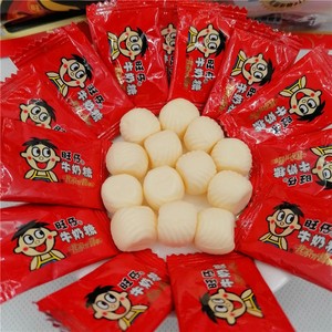 旺旺仔牛奶糖酥心糖500g婚庆喜宴喜糖软糖奶糖年货糖果大礼包零食