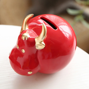 存钱罐牛生肖陶瓷