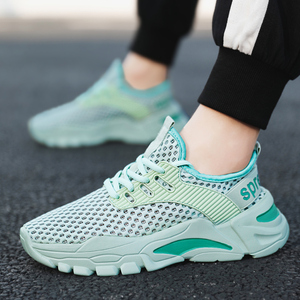 单层网状网格运动鞋初中学生大网眼通气休闲鞋