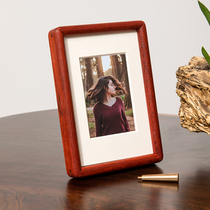 花梨木实木相框摆台6寸7寸8洗照片做成相框榫卯画框照片挂墙框架