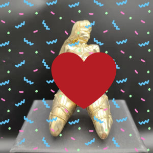 黄铜美女性感丰满女人裸露女体摆件手把件麻绳项圈捆绑束缚艺术铜