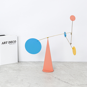 奥洛夫 北欧现代样板房售楼处创意平衡动态摆件客厅桌面艺术装饰