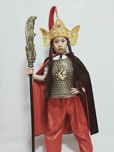 哪吒闹海儿童东海龙王服饰西游记二郎神托塔天王巨灵神服装道具