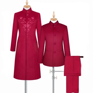 寿衣女全套老太太现代装冲喜寿衣殡葬用品七件套寿衣女全套