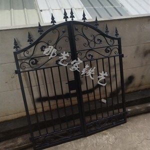 铁艺门铁艺大门铁门别墅门庭院门防盗门花园r仓库门双开门小门