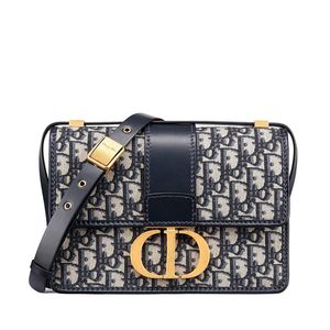 【捡漏拍】dior迪奥新款30 montaigne提花帆布老花蒙田包单肩包