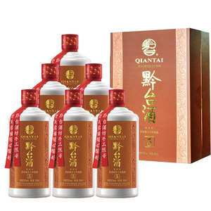 黔台酒5年53度酱香型白酒贵州茅台镇年份酒整箱6瓶装正品包邮