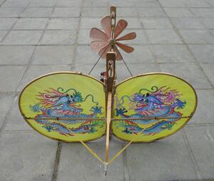 蝴蝶来回碰风筝挂件风筝碰送饭纯手工制作竹子骨架撕不烂面0人付款