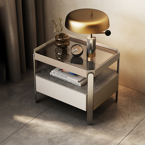 床头柜玻璃简约现代