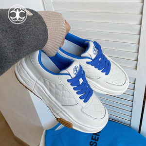 艾尚鞋邦小白鞋厚底板鞋女平底休闲鞋空军一号女鞋2021新款运动鞋