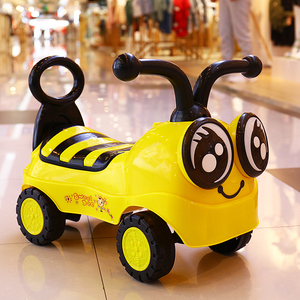 爆笑虫子蹦蹦车带音乐摇摆车1-3岁男儿童女宝宝溜溜车滑行车玩具