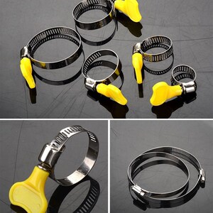 煤气管喉箍卡箍卡扣水管夹固定圈 氧气管锁扣q整包扎紧不锈钢喉夹