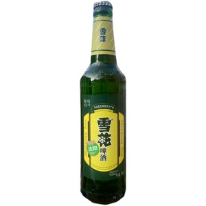 沈阳老雪花啤酒绿牌10度大瓶装500ml12瓶沈阳特产包邮