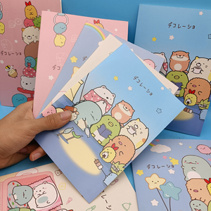 角落生物作业本创意可爱高颜值网红少女心小清新日系卡通精美本子学生