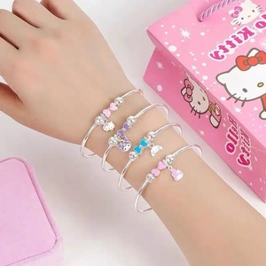 三丽鸥s925银卡通手镯库洛米银手环不掉色玉桂狗闺蜜学生礼物女