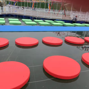 景区户外水上拓展缅甸桥浮板桥网红桥摇摆桥亲子互动水上闯关设备