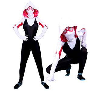 格温蜘蛛服装平行宇宙紧身衣动漫新纪元女童款cosplay童装