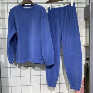 树熊唯唯3062冬季韩国绒家居m套装女软绵绵加厚保暖睡衣家居服外