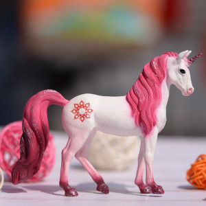 德国schleich思乐独角兽小飞马模型儿童玩具女孩蛋糕摆件生日礼品