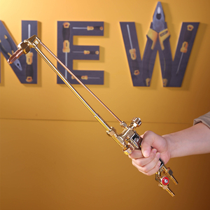 得力氧割枪10化型全气煤气割抢液0气割把氧铜吸射式割炬焊割工具