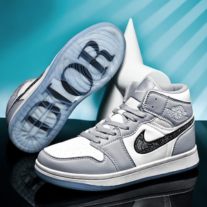 耐克冬季男鞋高帮aj官网休闲篮球板鞋迪奥联名空军一号女运动潮鞋