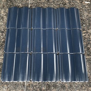 86同款货源tb056165595淘宝陶瓷三曲瓦全瓷三曲瓦波纹瓦o水波形瓦