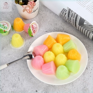 [工厂直发]野哥乳酸果冻儿童零食礼包果冻布丁休闲零食品便宜1斤