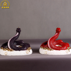 i蛇仙娘娘神像汉白玉道教白蛇白素贞招财m宝元保奉供家仙真身摆件