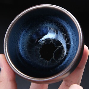 001人付款淘宝李志磊蓝莲花七彩建盏,龙凤