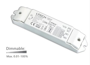 LTECH雷特 可控硅 横流筒射灯恒压灯带调光驱动电源/调光开关电源