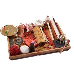 周岁古代玩具抓周用品礼品生日礼物e1抓阄套装男女宝宝小孩子满月